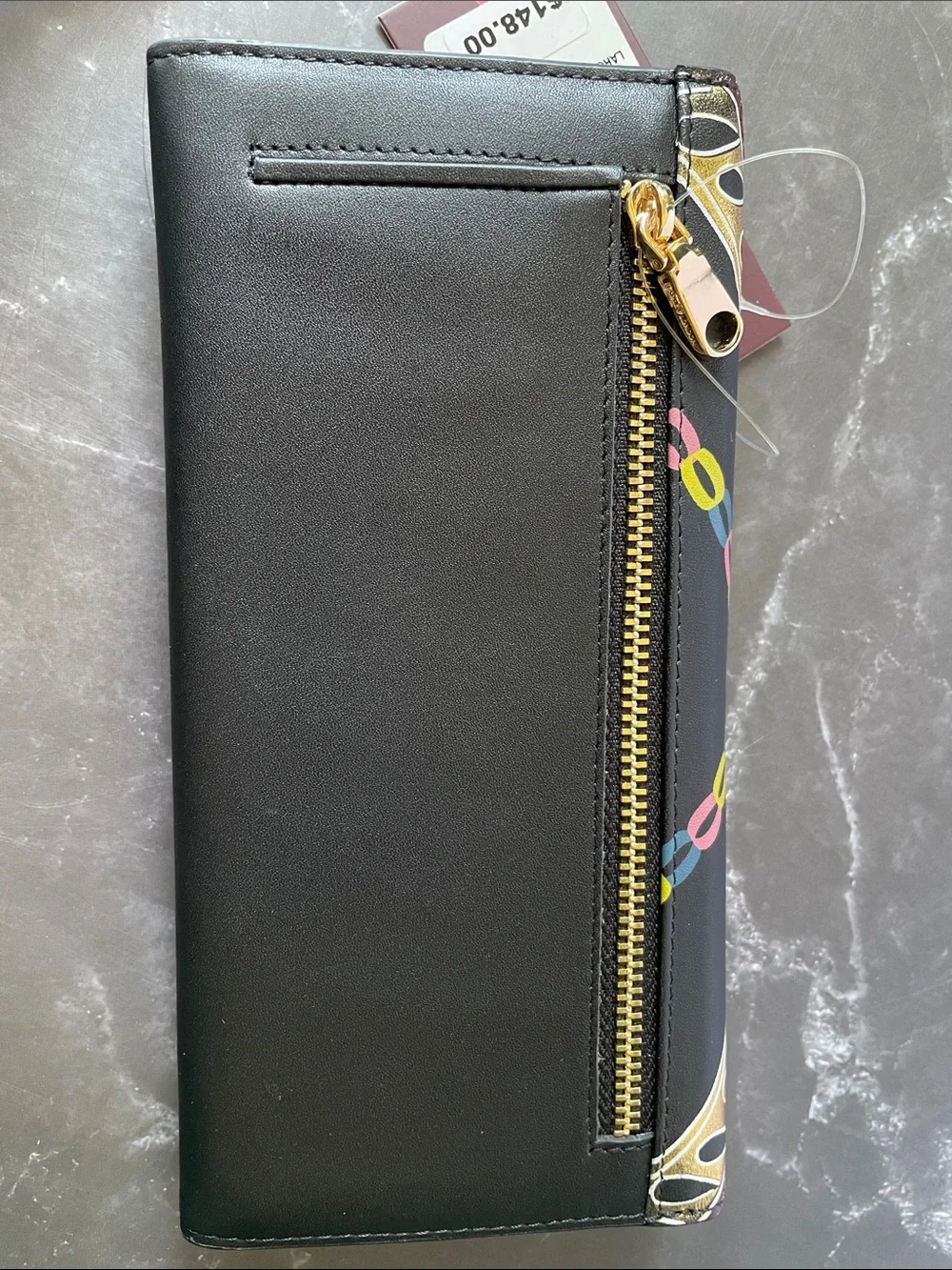 Radley London Party Pals Large Flapover Wallet in Black
